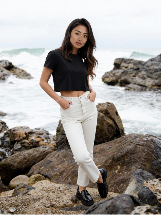 Women's Almost Friday Cropped Tee x Cuts